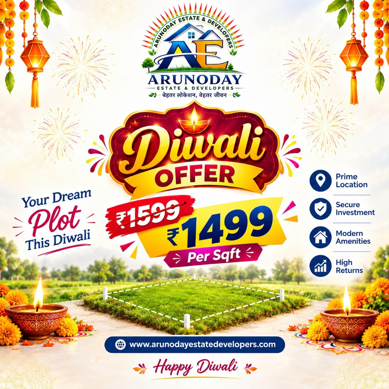 Arunoday Estate Independence Day Property Promotion